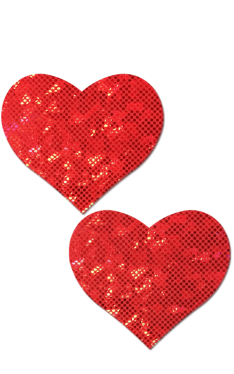 Pastease: Shattered Glass Disco Ball Red Heart Pasties