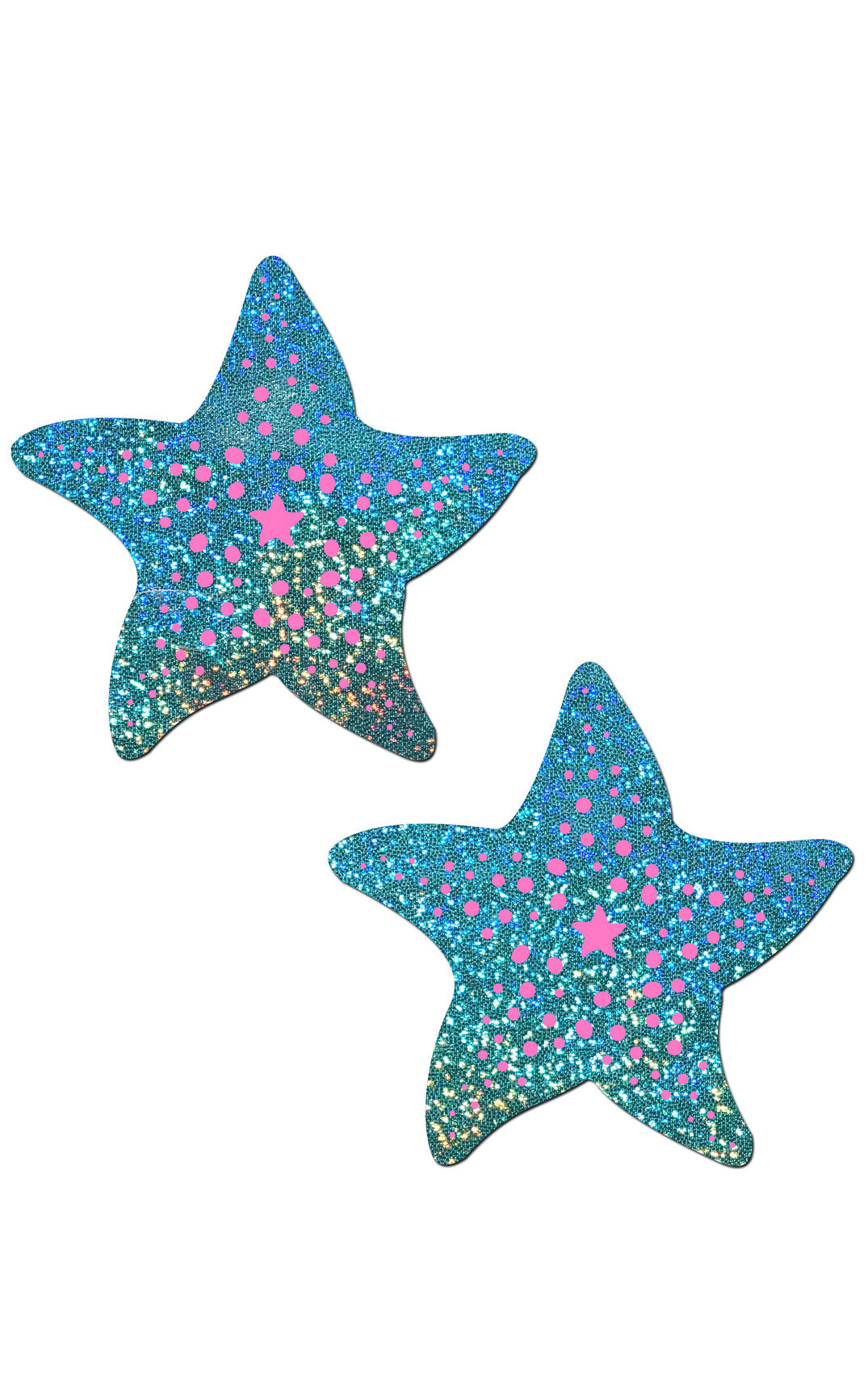 Pastease: Blue Shimmer Starfish Pasties