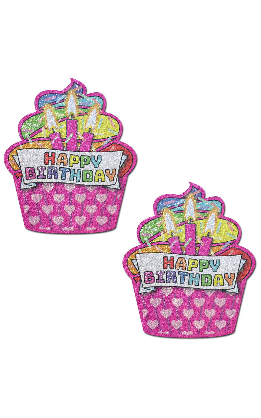 Pastease: Pink Happy Birthday Cupcake Pasties