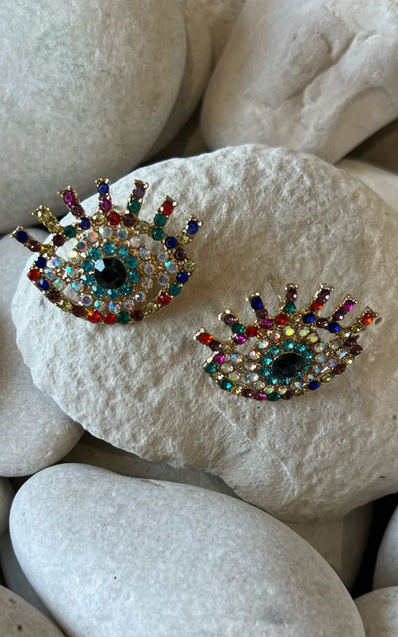 Earring: Gem Eye Earrings