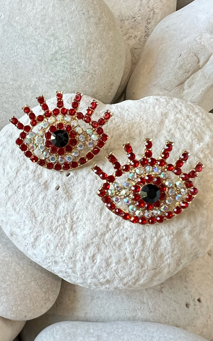 Earring: Gem Eye Earrings