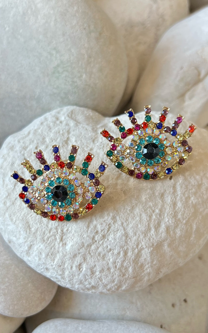 Earring: Gem Eye Earrings