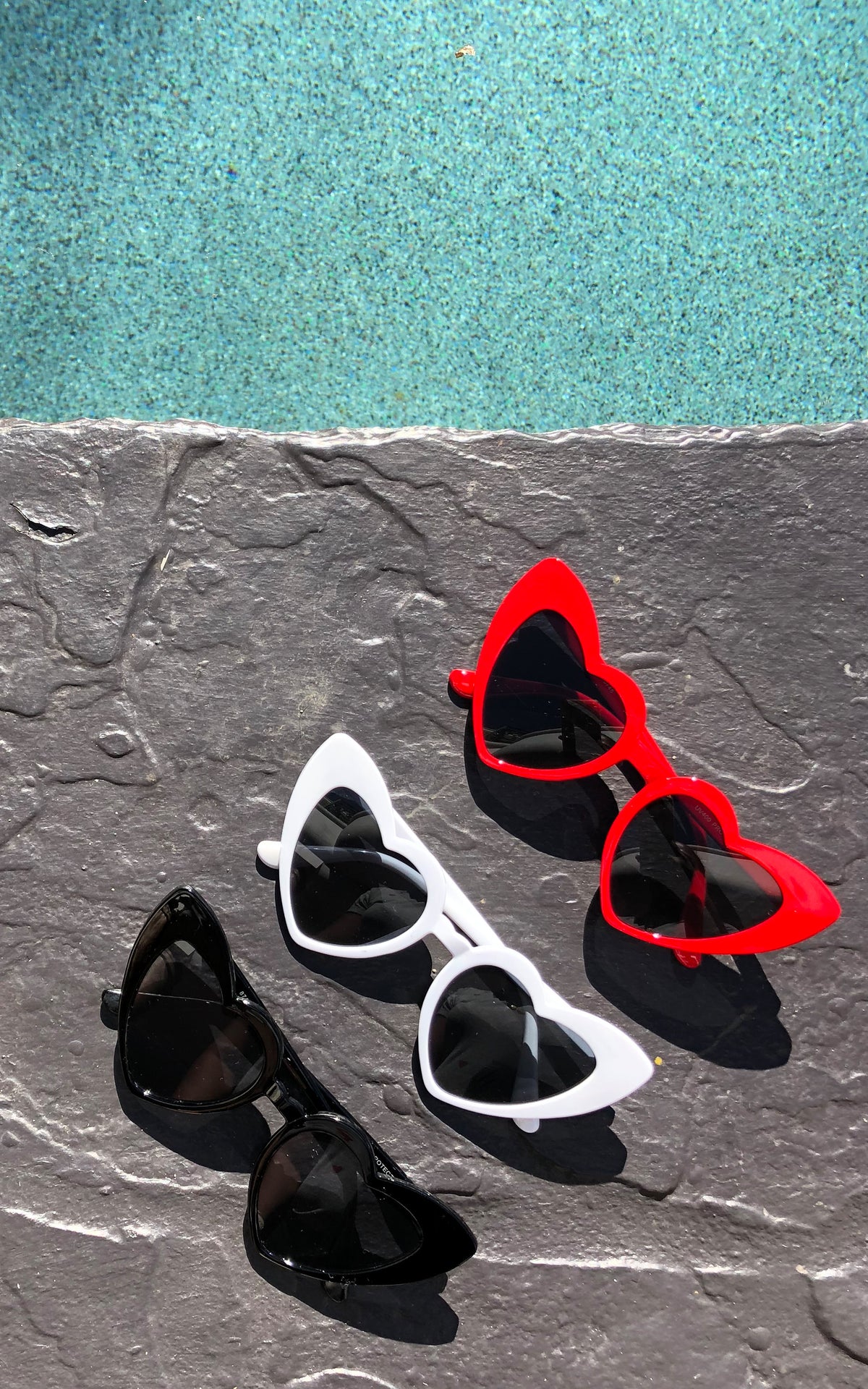 Heart Shaped Sunnies - Chynna Dolls Swimwear