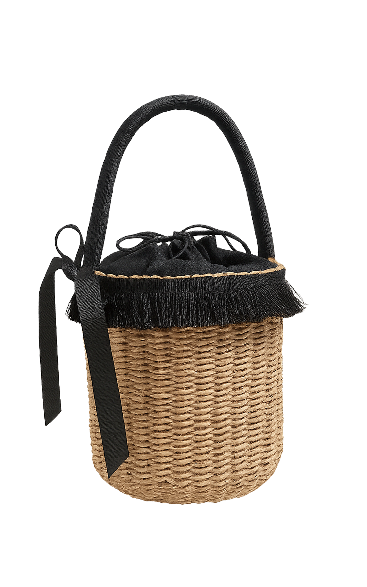 Black Tassel Accent Tote