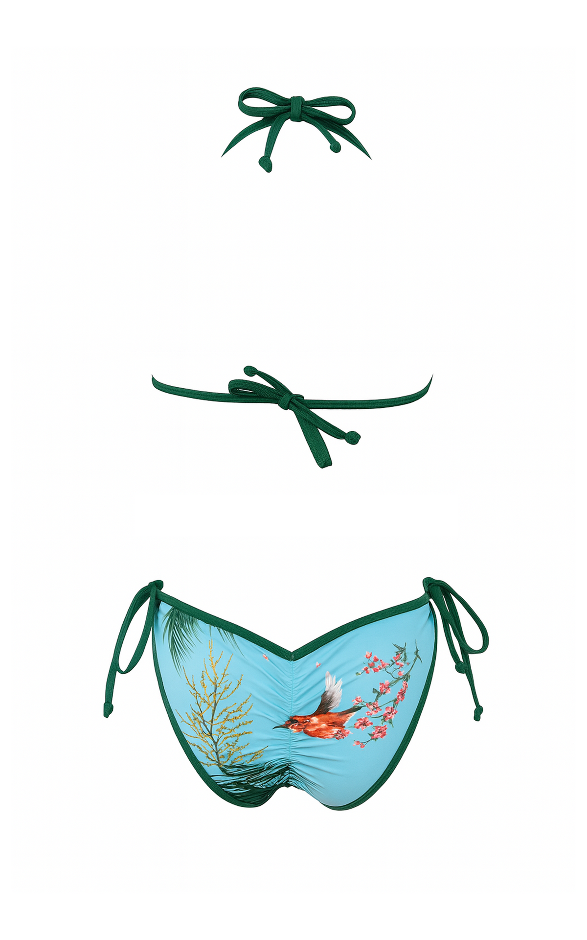 Island: Coconut Ring Monokini in Tropical Sky