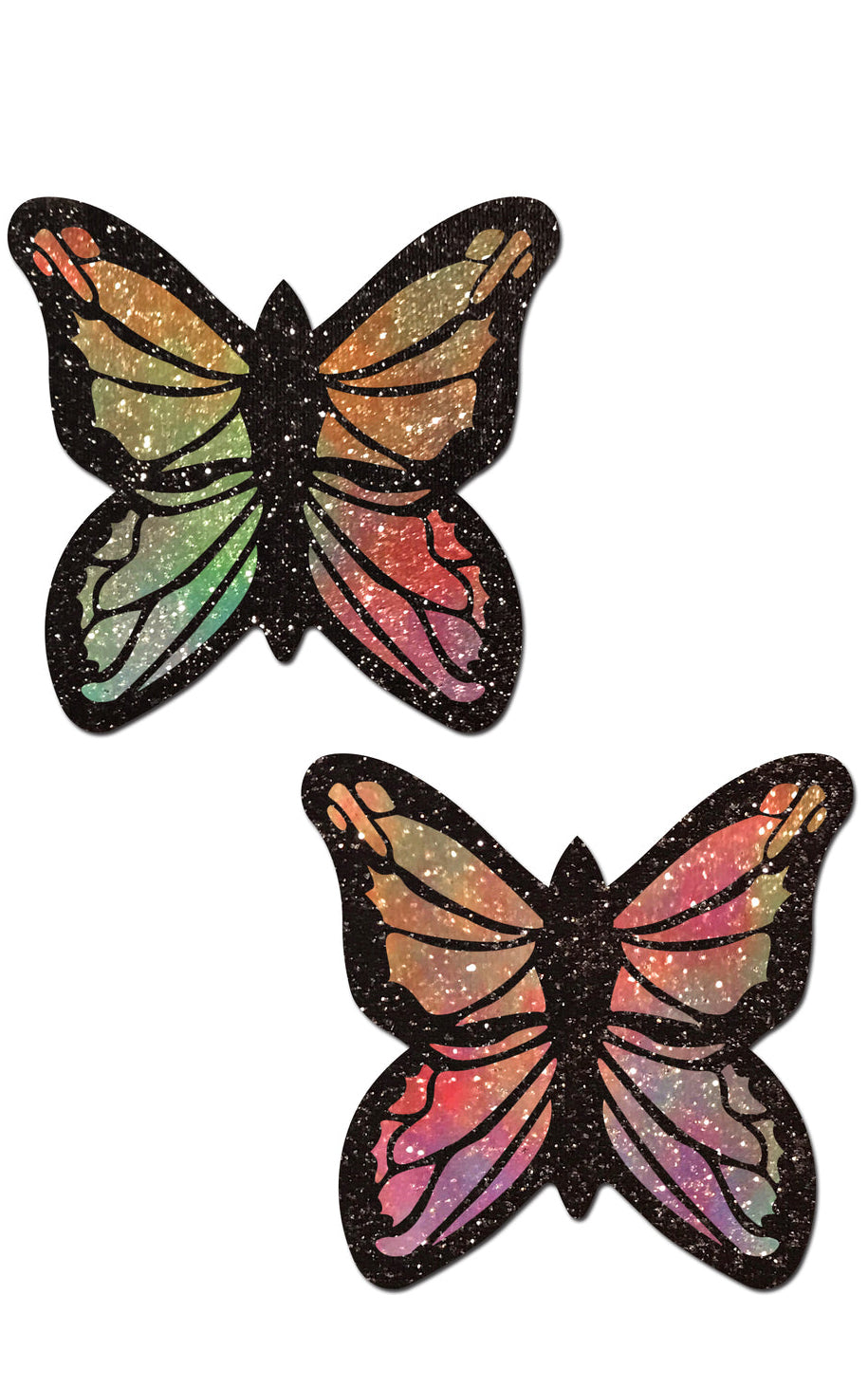 Pastease: Monarch Glitter Pastel Rainbow Butterfly Pasties