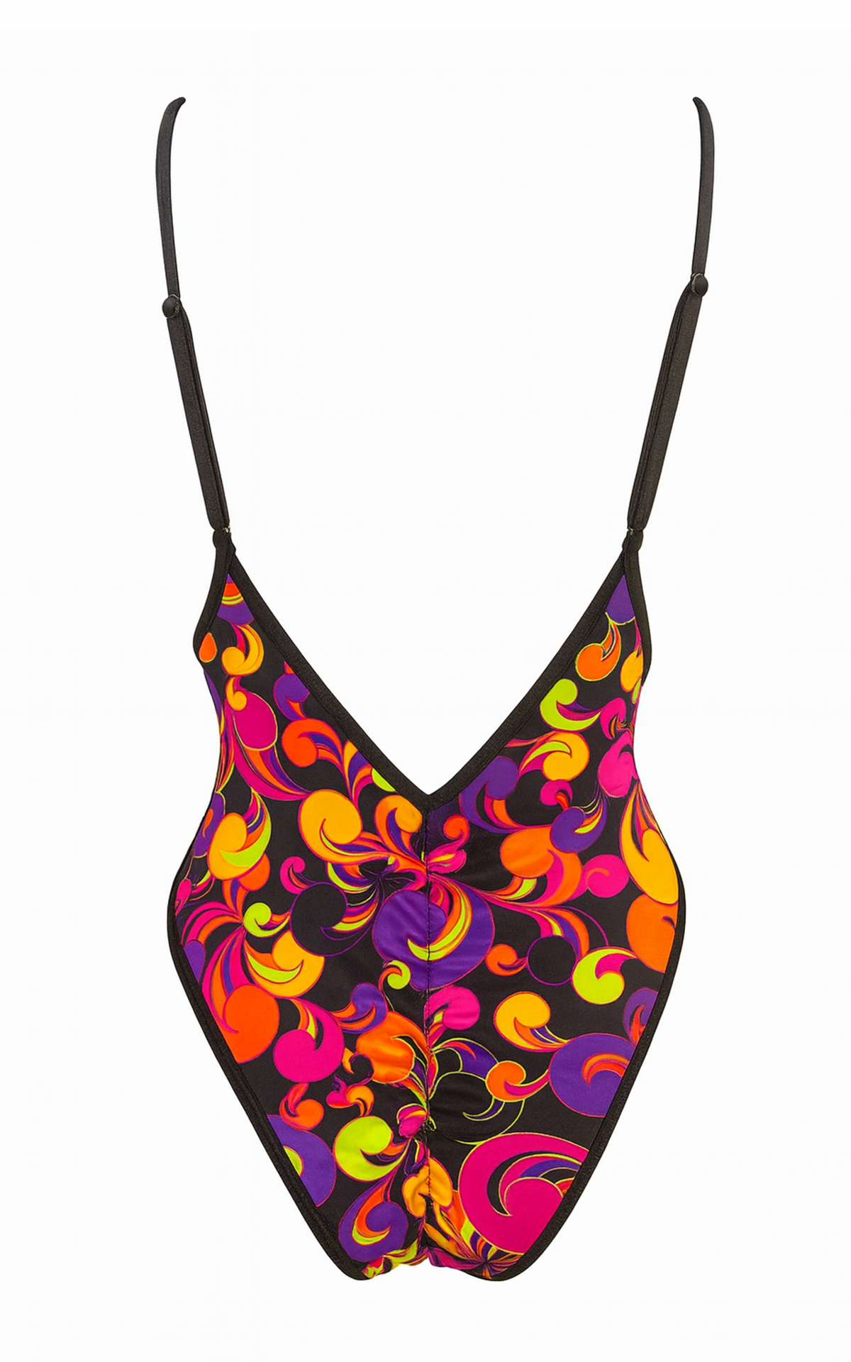 St. Martin: High Cut Monokini in Neon Tide