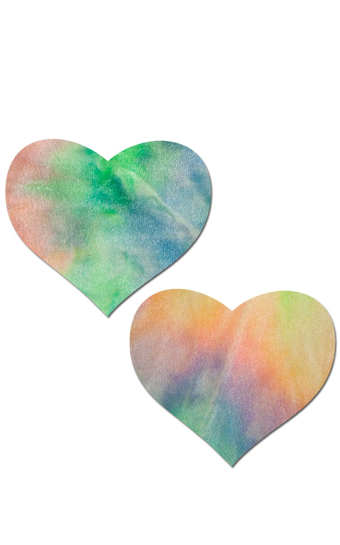 Pastease: Tie Dye Rainbow Heart Pasties