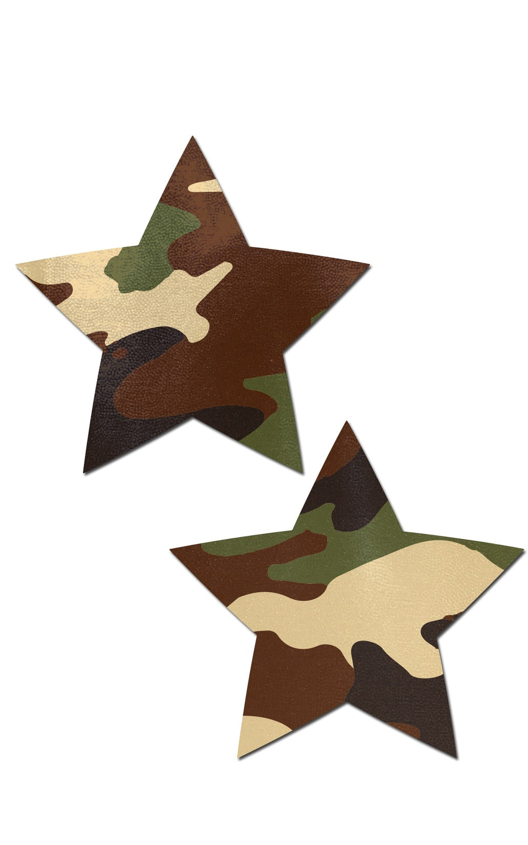 Pastease: Camouflage Star Pasties