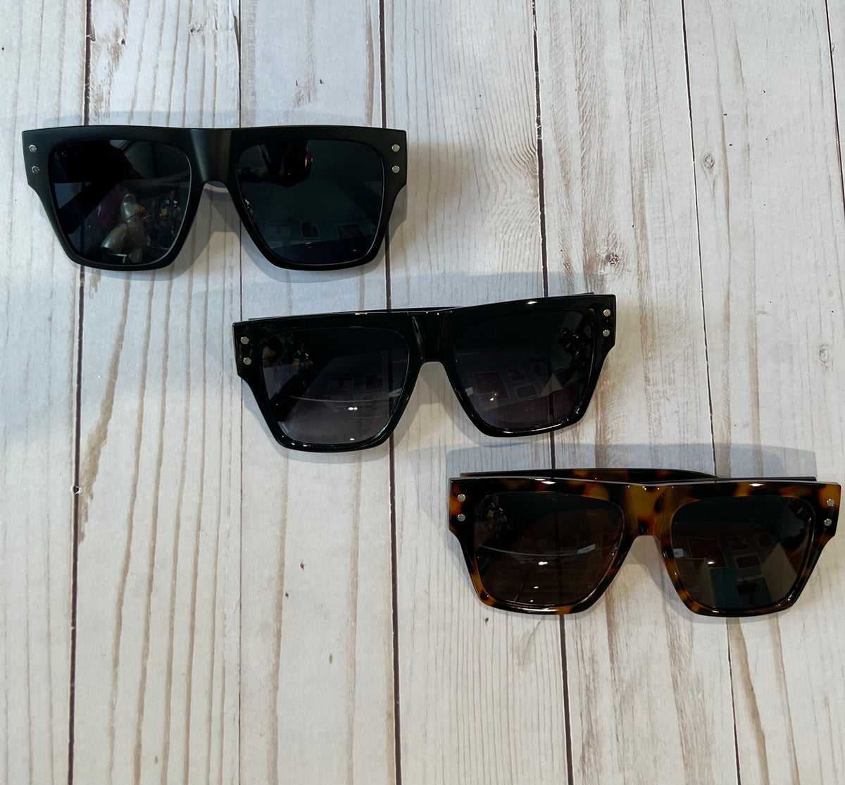 Sunglasses: Square Frame Sunglasses
