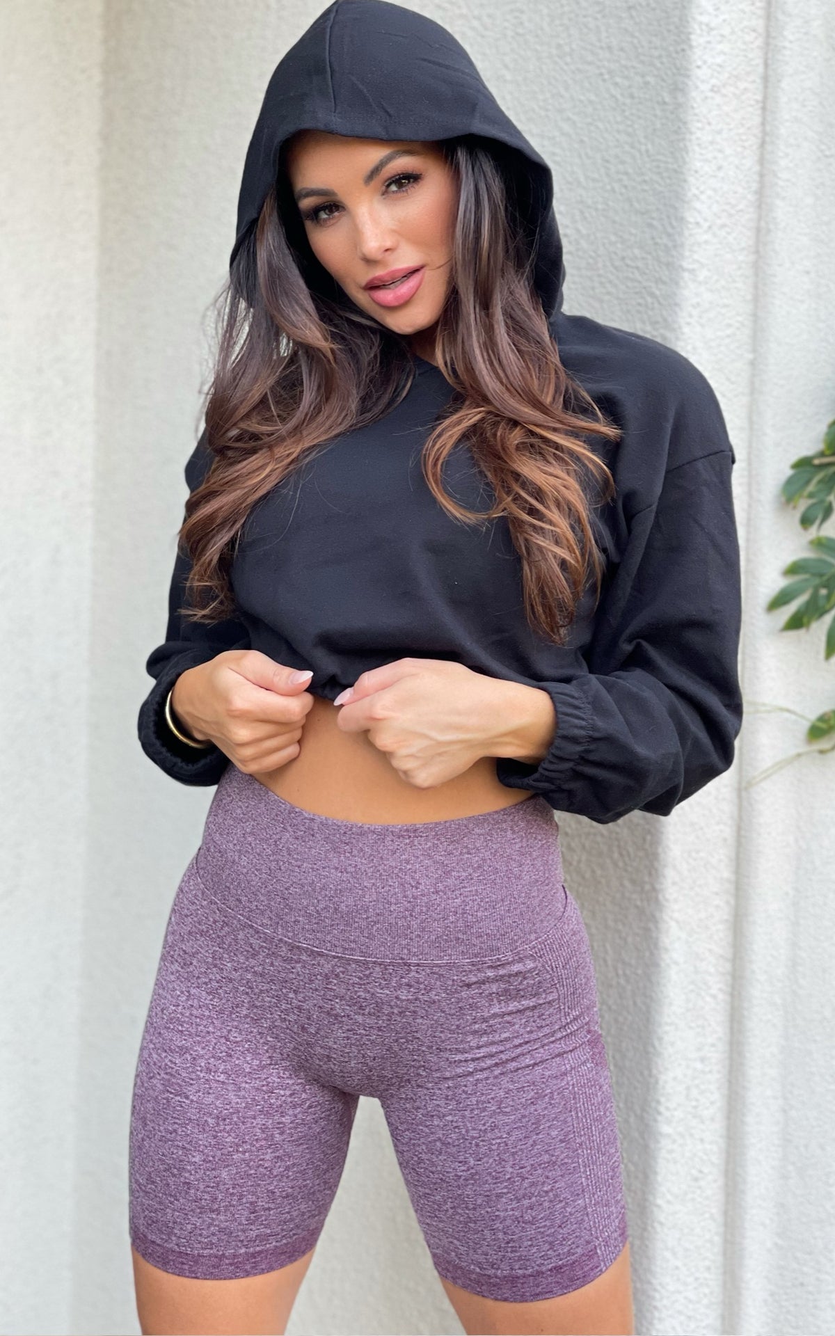 Cropped Sweater in Black