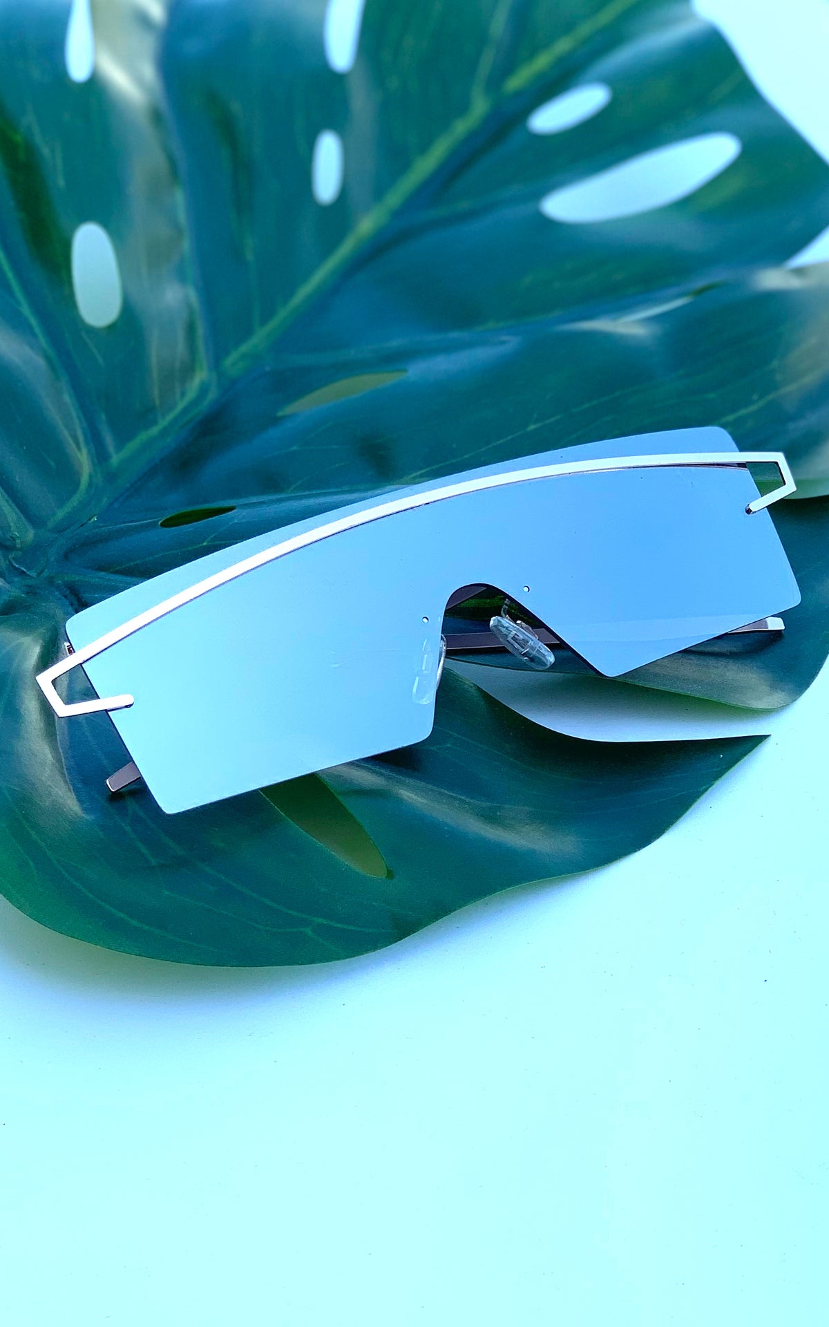 Sunglasses: Retro Modern Futuristic Sunglasses - Chynna Dolls Swimwear
